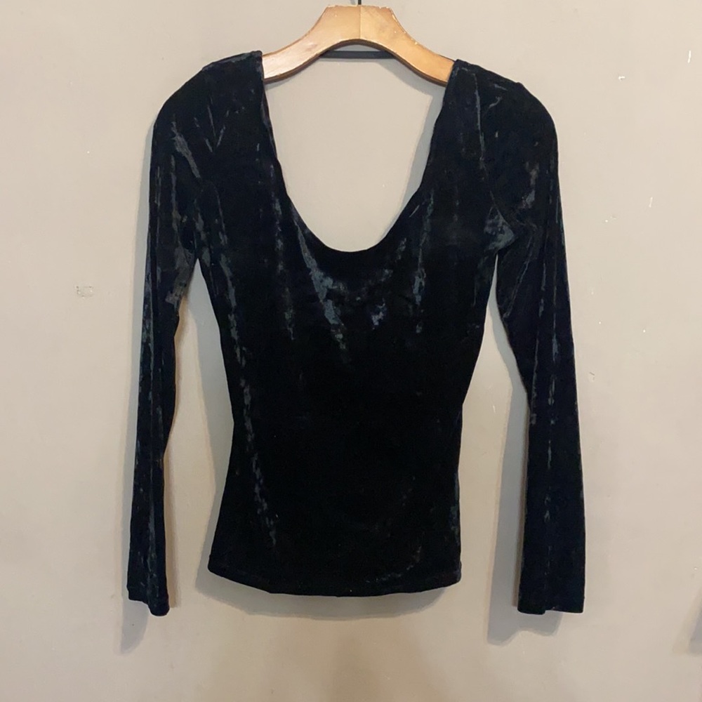 UO Kimchi Blue Velvet Top